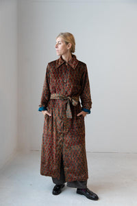 Meera Silk Velvet Coat