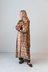 Meera Silk Velvet Coat