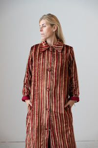 Meera Silk Velvet Coat