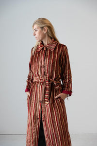 Meera Silk Velvet Coat