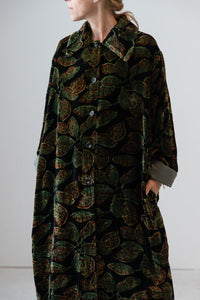 Meera Silk Velvet Coat