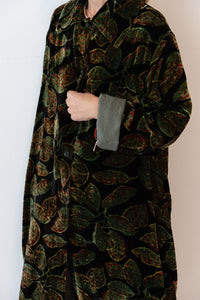 Meera Silk Velvet Coat