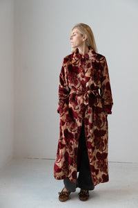 Meera Silk Velvet Coat