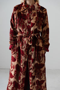 Meera Silk Velvet Coat