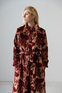 Meera Silk Velvet Coat