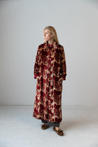 Meera Silk Velvet Coat