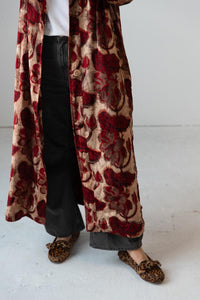 Meera Silk Velvet Coat