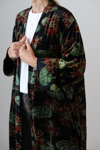 Meera Silk Velvet Kimono