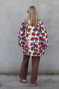 Lotus short kimono