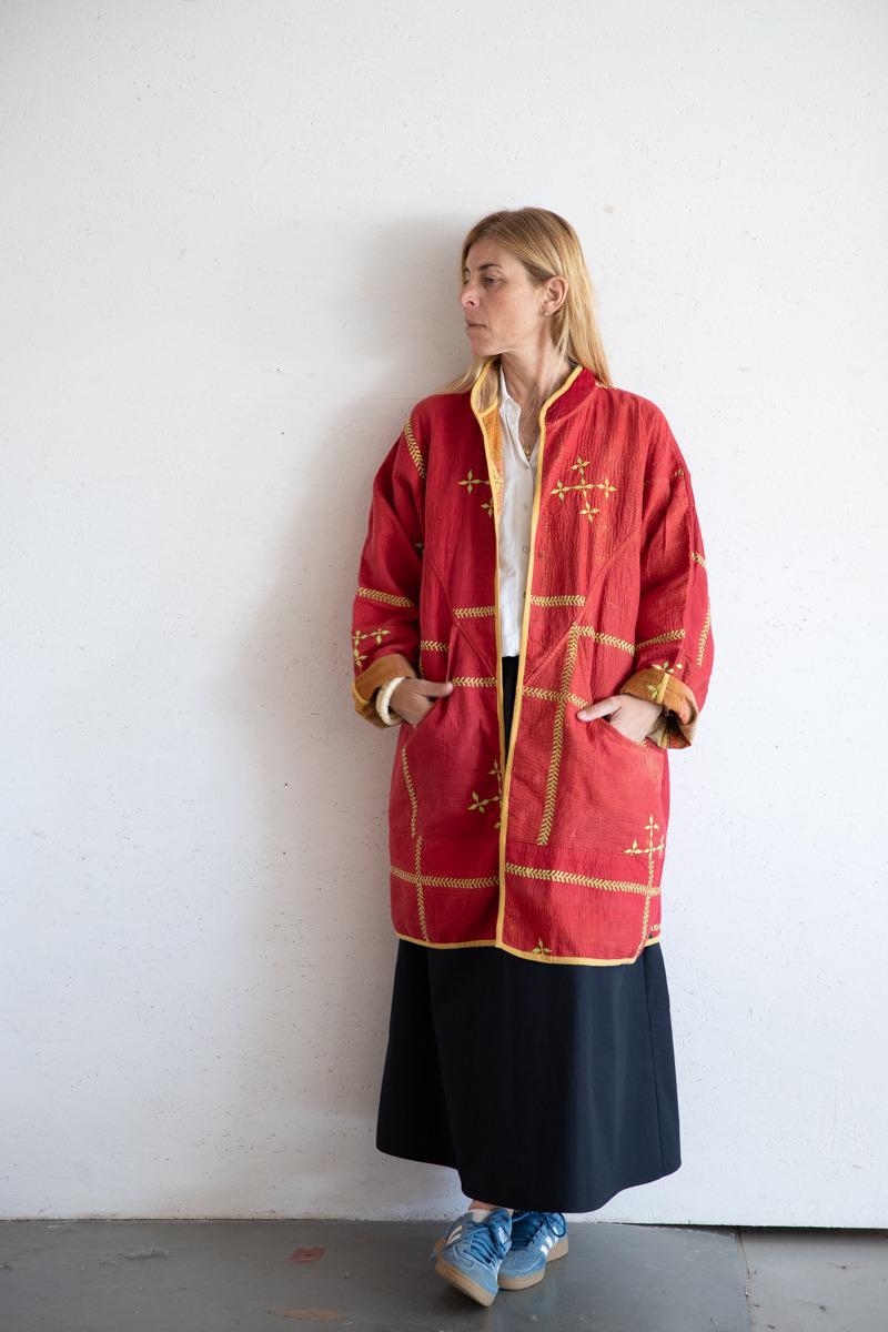 REVERSIBLE OLD KANTHA JACKET