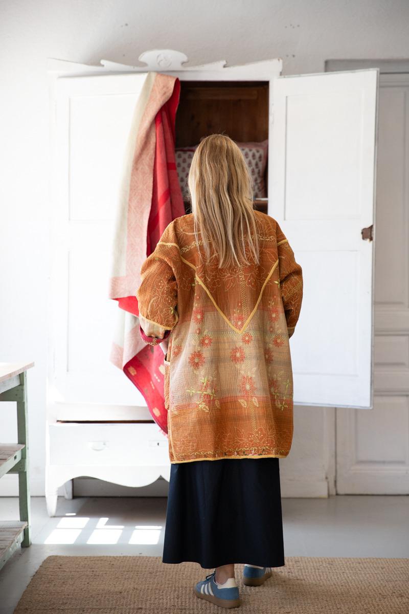 REVERSIBLE OLD KANTHA JACKET