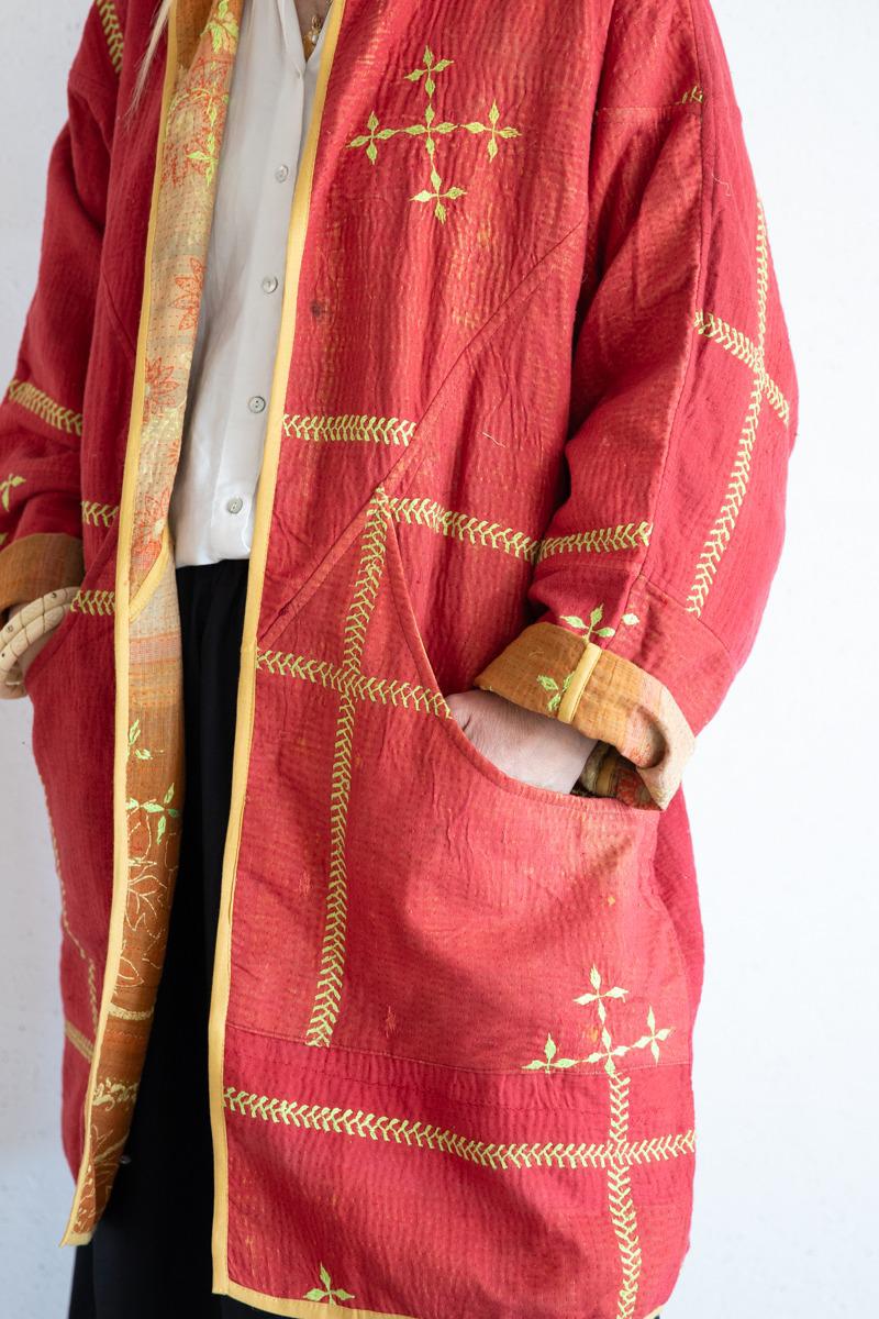 REVERSIBLE OLD KANTHA JACKET