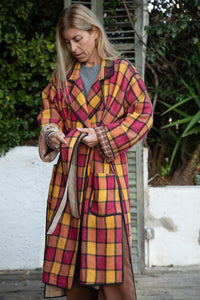 Kantha Trench Coat