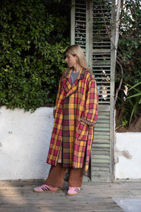 Kantha Trench Coat