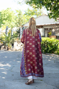 REVERSIBLE OLD SARI KIMONO