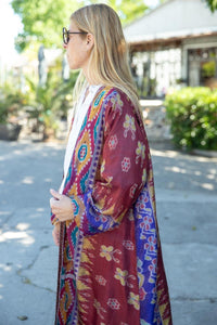 REVERSIBLE OLD SARI KIMONO