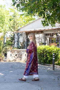 REVERSIBLE OLD SARI KIMONO