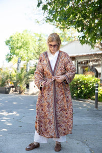 REVERSIBLE OLD SARI KIMONO