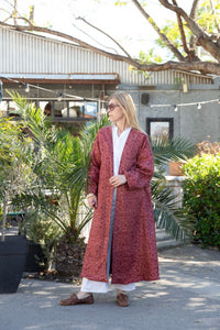 REVERSIBLE OLD SARI KIMONO