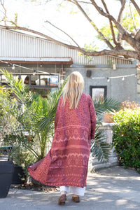 REVERSIBLE OLD SARI KIMONO