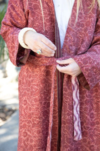 REVERSIBLE OLD SARI KIMONO