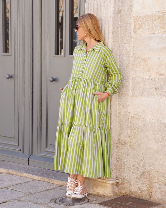 Arya Green Dress