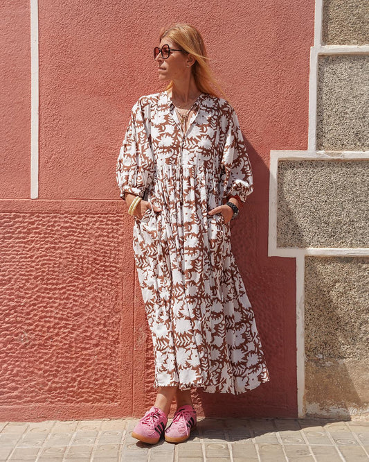 SITA BROWN DRESS