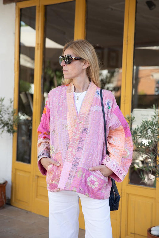 Old Kantha Patchwork Jacket