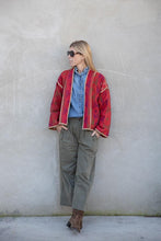 Load image into Gallery viewer, Old Kantha reversible short jacket
