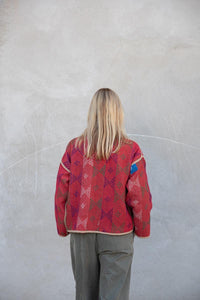 Old Kantha reversible short jacket