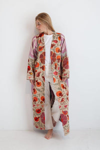 Long kimono Suzani + ikat