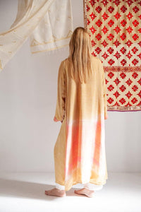Reversible vintage silk kimono