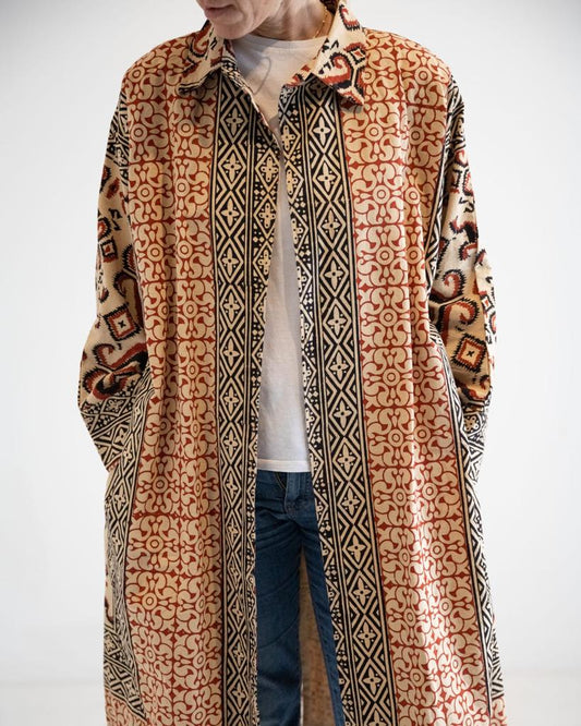Long cotton jacket