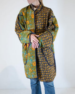 Vintage reversible kantha jacket