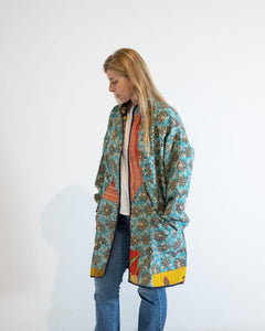 Vintage reversible kantha jacket