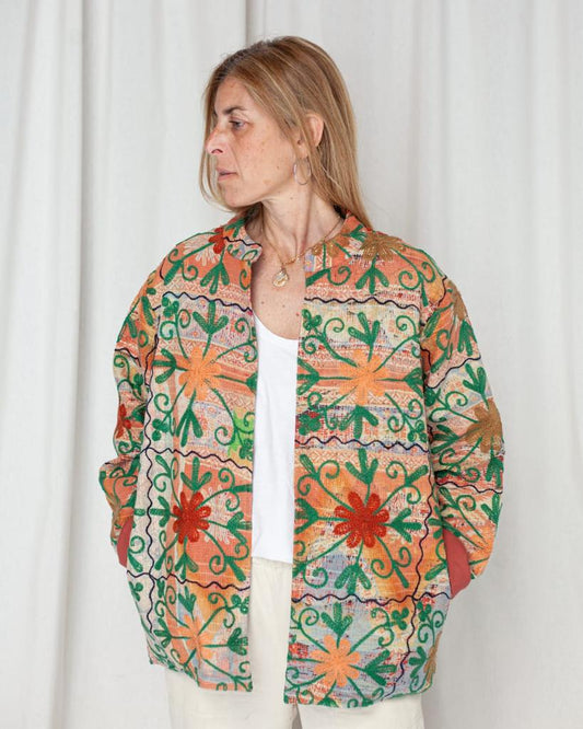 Old kantha embroidered Jacket