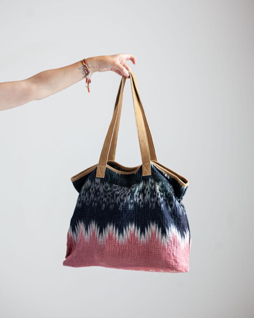 Old Kantha Shopping Bag