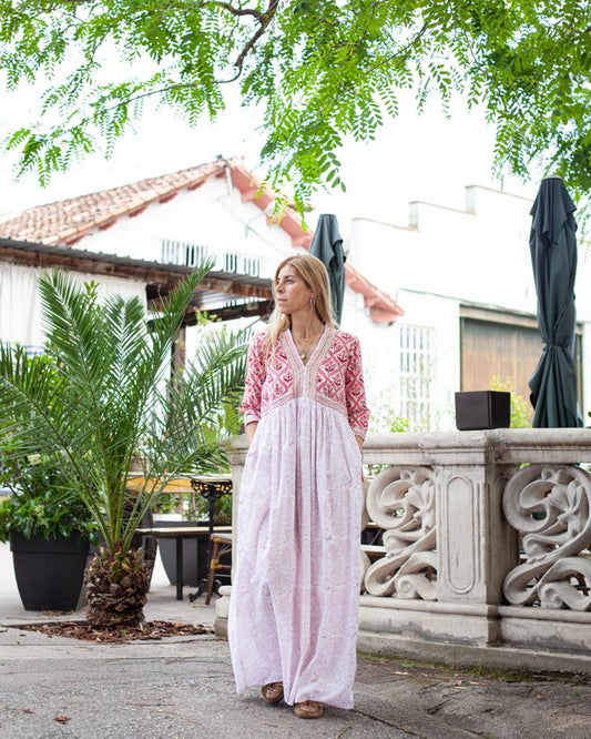 Sanjana pink Dress