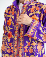 Load image into Gallery viewer, Floral silk jacket
