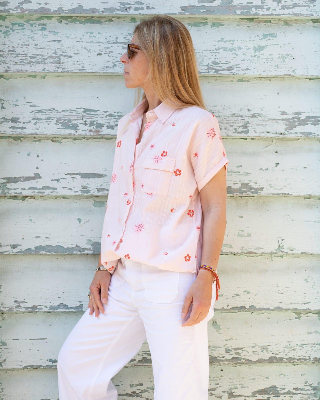 Cotton pink shirt