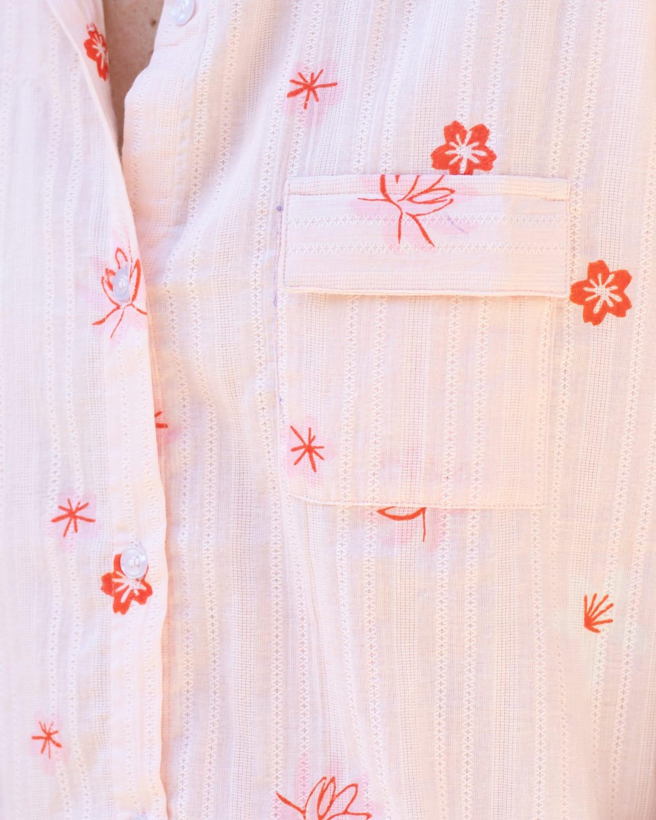 Cotton pink shirt