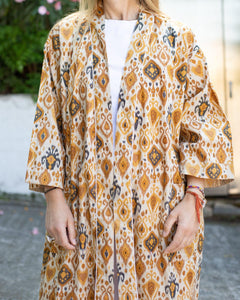 Cotton Ikat kimono