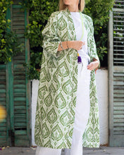 Load image into Gallery viewer, Cotton Ikat kimono
