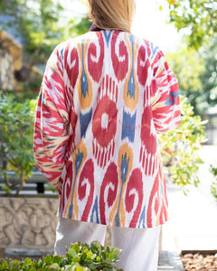 Short ikat + Suzani kimono