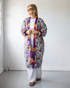 Suzani Vintage reversible kimono