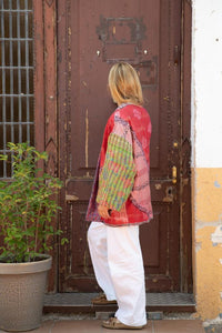 Silk Vintage Kantha kimono