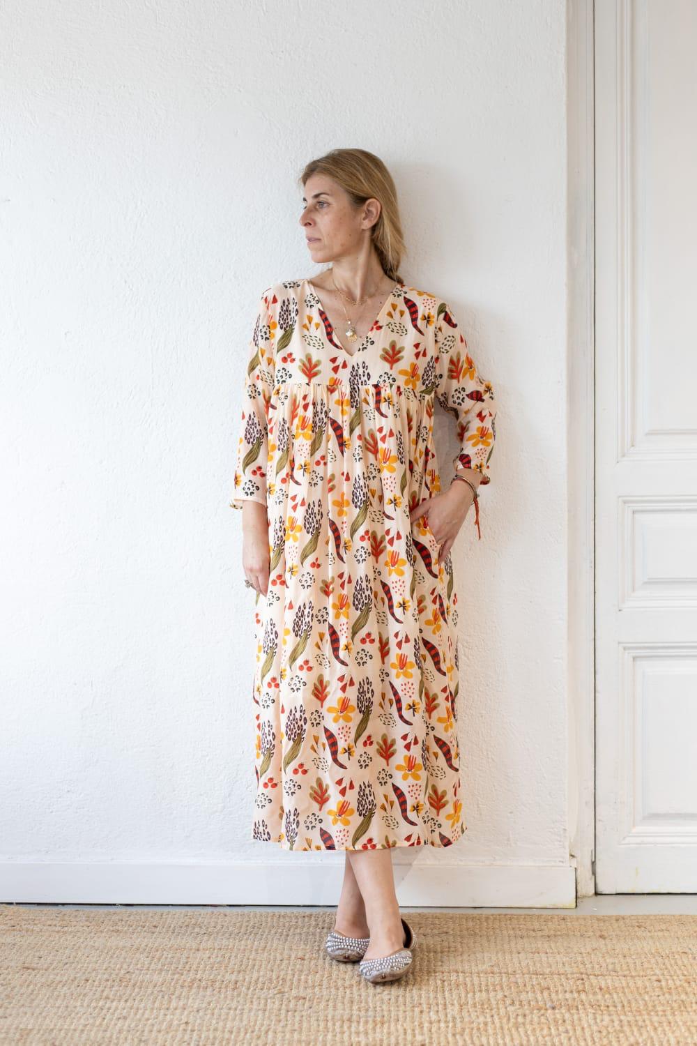 Bamboo silk dress