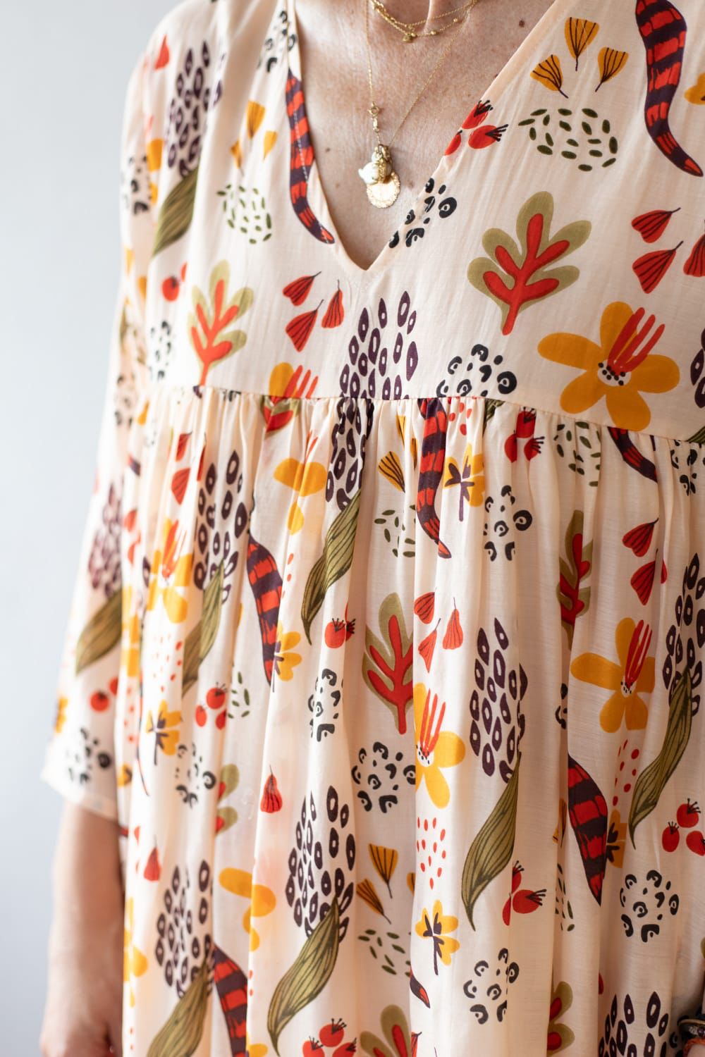 Bamboo silk dress