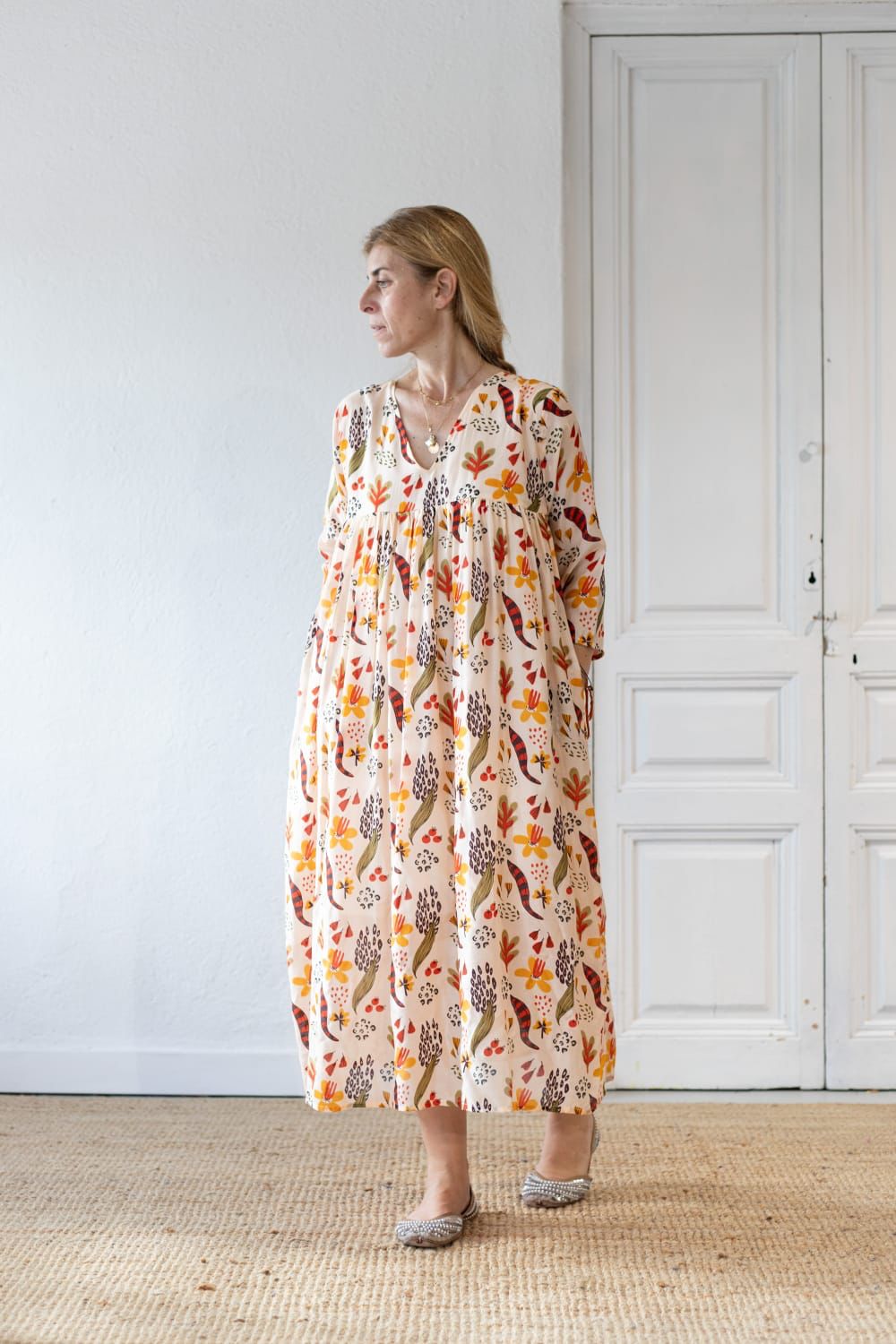 Bamboo silk dress
