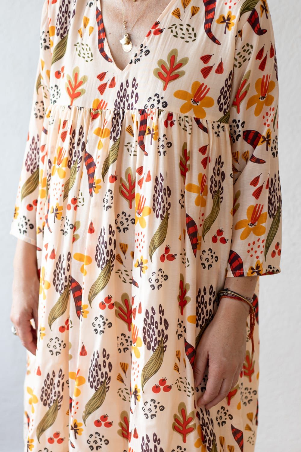 Bamboo silk dress